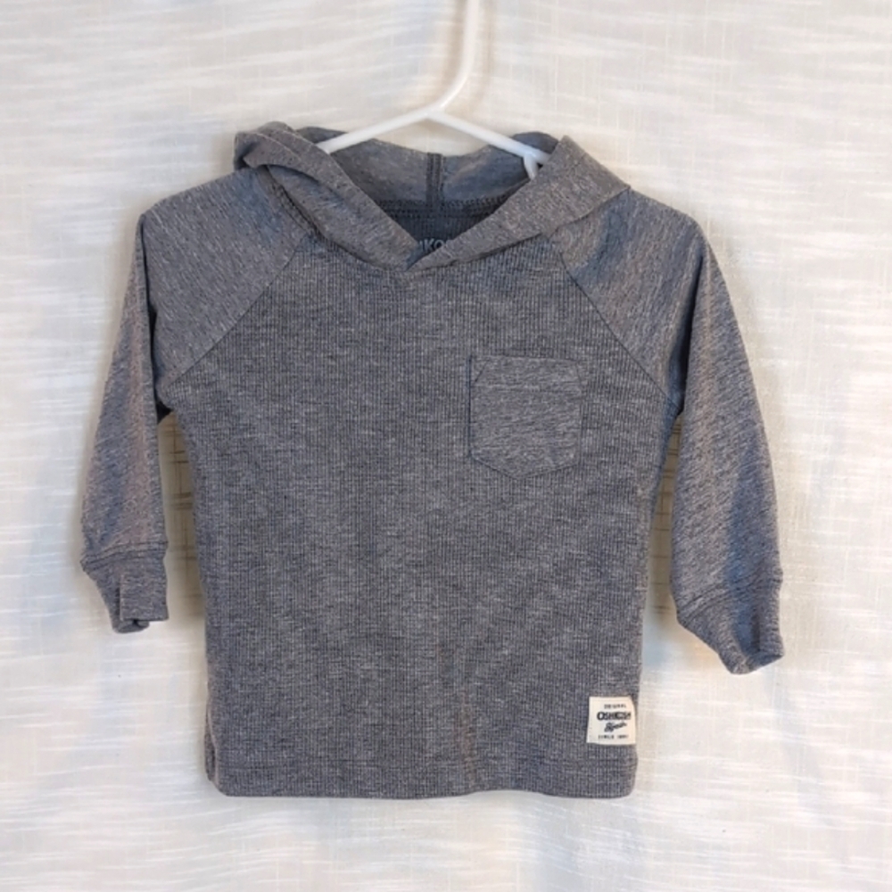 Oshkosh Vintage Infant Hooded Thermal 3/4 Sleeve